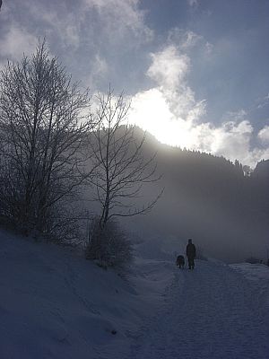 Der Weg wird nicht sonderlich schmäler