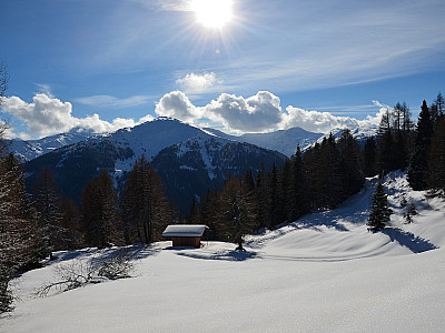 Blick auf den Niedererberg 2196 m