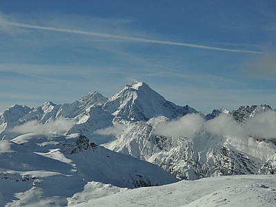 Letzter Blick zum Habicht, bevor wir abfahren.