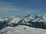 Olperer 3476 m, Fußstein 3380 m und Schrammacher 3410 m