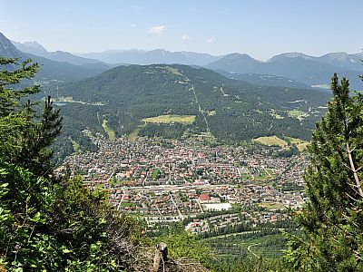 Der Hohe Kranzberg hinter Mittenwald