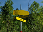 Der Lindenkopf ist kurz nach der Seilbahn Talstation bereits angeschrieben.