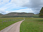Der Lochnagar Path leitet uns nordwestwärts...