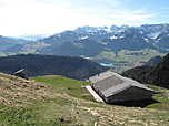 Blick über die Untere Kohlenriedalm zum Walchsee