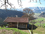 Die kleine Hütte mit Kaiserblick