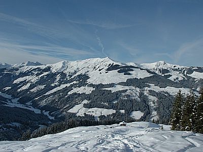 Im Westen: Schwaigberghorn und Feldalphorn