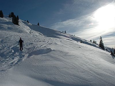 noch 30 etwa Minuten Anstieg