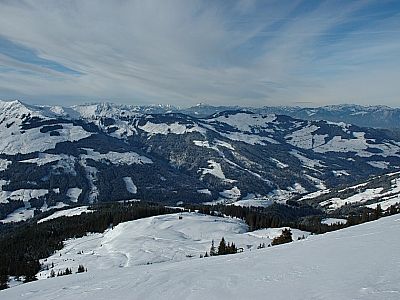 Die Hänge gehts nachher runter