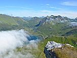 Unten die Bucht Sydalspollen