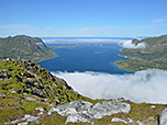 Blick Richtung Norden...