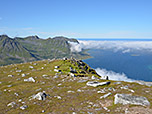 Blick zur Nordseite von Gimsøy