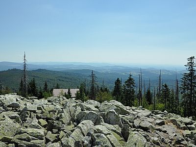 Unterhalb des Gipfels...