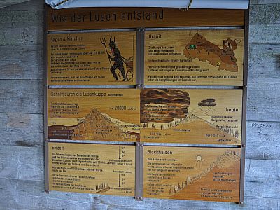 Mehrere Varianten zur Entstehung des Lusen.