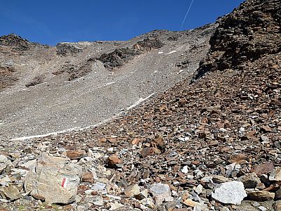 Immer grösser werden die Blöcke, die wir übersteigen
