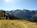 Ganz links die Zufrittspitze, Bildmitte die Hintere Eggenspitze