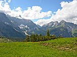 Blick zum Hochalmsattel im Karwendeltal