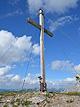 Gipfelkreuz des Mahnkopfs