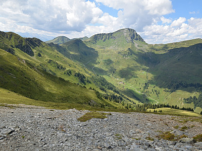 Wunderschön ist auch der Blick zum Geißstein