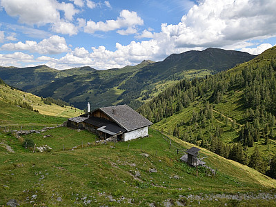 Wir passieren den Stoffenalm Hochleger
