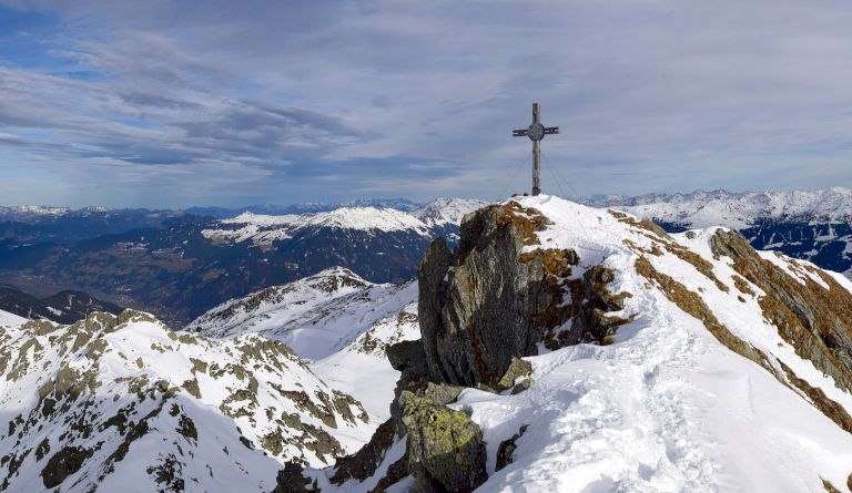 Marchkopf (2499 m) als Skitour