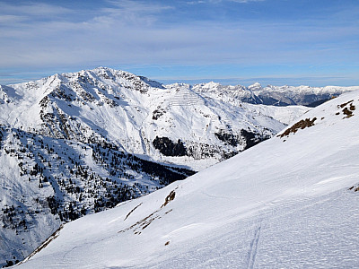 Im Nordwesten werden die Berge des Inntals sichtbar