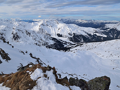 Der Blick auf Hochfügen