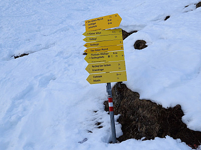 Der Marchkopf ist hier bereits angeschrieben