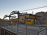Das Rifugio Pian dei Fiacconi am Morgen