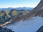 Blick über den Vernel-Gletscher