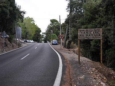 über den Coll de sa Batala...