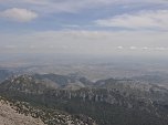 Blick nach Westen auf das Landesinnere