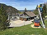 Das Rasthaus am Mittag an der Mittelstation