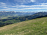 ...zum Hauptkamm der Allgäuer Alpen