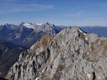Gerberkreuz (2307 m) vor dem Wettersteingebirge