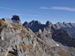 Die Westliche Karwendelspitze, Wörner und Tiefkarspitze,