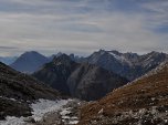 Blick von der der Brunnsteinscharte auf die Große Arnspitze