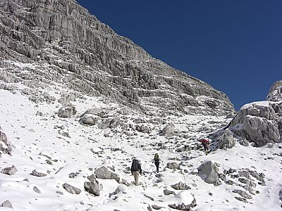 In nördliche Richtung