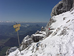 Abzweig zum Nurracher Höhenweg