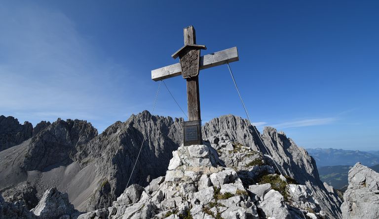 Mitterkaiser (2007 m) von der Griesner Alm im Kaisertal 