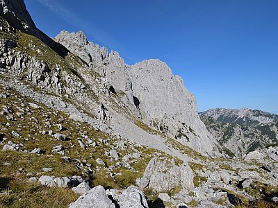 Der Ausblick zurück ins Große Griesner Tor