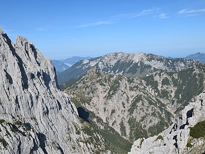 Der Zahme Kaiser hinter dem Stripsenjoch