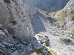 Der Ausblick zurück zur Hütte