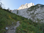Die Ostwand der Hinteren Goinger Halt
