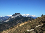 ... wird hinter dem Pölven auch die Sicht auf das Kaisergebirge frei.