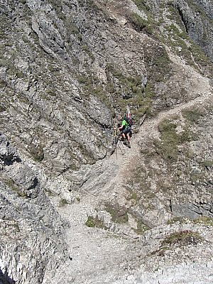 Kurz vor der Mondscheinsenke