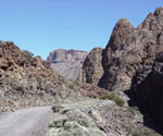 Die Felsen des Roque de la Grieta
