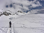 Rechts von der Mitte der Eisseepass