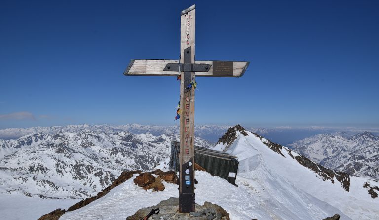 Monte Cevedale (3769 m) als Skitour von der Zufallhütte