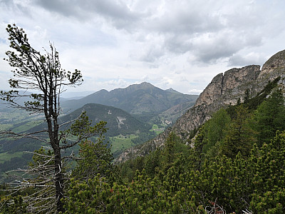 Wir begnügen uns heute mit der Sicht auf das Schwarz- und Weißhorn