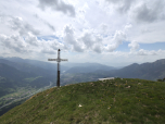 Das Gipfelkreuz des Monte Cornon